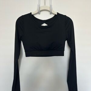 Black Long Sleeve Women's Top